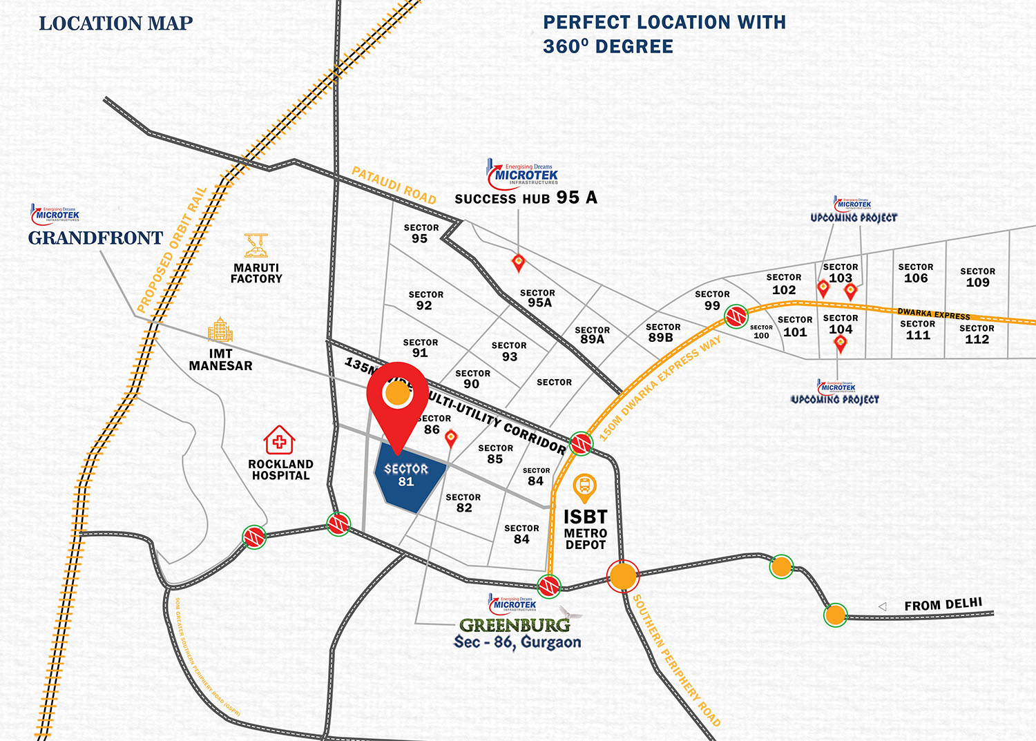 Microtek Grandfront Location Map