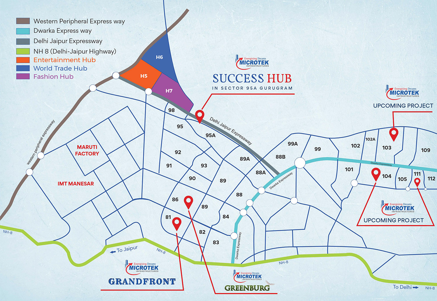 Microtek Success Hub Location Map